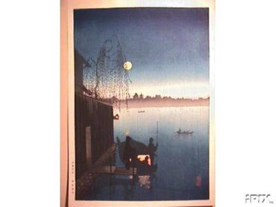 Eijiro Kobayashi: Summer Evening on the Sumida River - Japanese Art Open Database