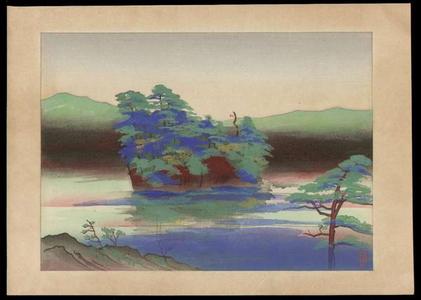 Endo Kyozo: Lake Towada - Japanese Art Open Database