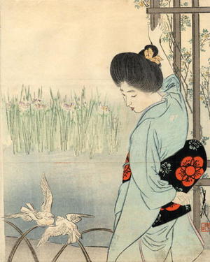 Ogata Gekko: Iris — 花菖蒲 - Japanese Art Open Database