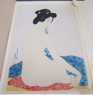 Hashiguchi Goyo: Woman after a Bath — 化粧の女 - Japanese Art Open Database