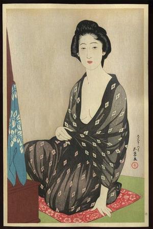 Hashiguchi Goyo: Woman in a Summer Kimono — 夏衣の女