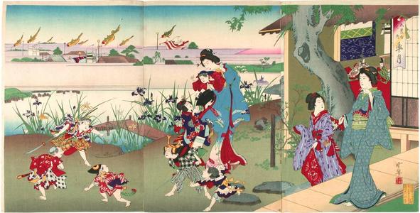 Kawanabe Gyosui Satsuki Fifth Month Of The Lunar Calendar May 