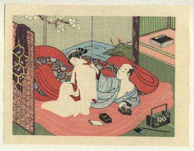 鈴木春信: In the Bed- repro - Japanese Art Open Database