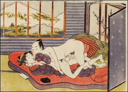 Suzuki Harunobu: The Courtesan Osen - Japanese Art Open Database