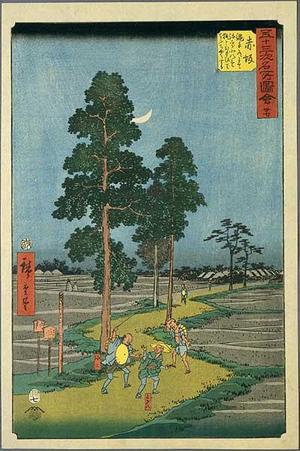 Utagawa Hiroshige: Akasaka - Japanese Art Open Database