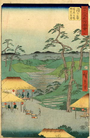 Utagawa Hiroshige: Hodogaya - Japanese Art Open Database