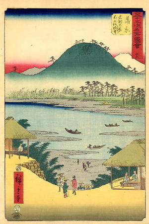 Utagawa Hiroshige: Kanbara-Kambara - Japanese Art Open Database