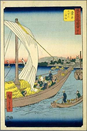 Utagawa Hiroshige: Kuwana - Japanese Art Open Database