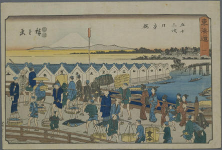 歌川広重: Nihonbashi — 日本橋 - Japanese Art Open Database
