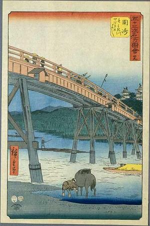 Utagawa Hiroshige: Okazaki - Japanese Art Open Database