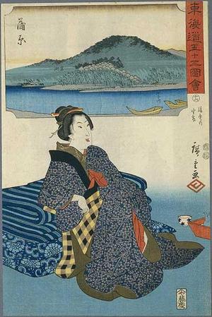 Utagawa Hiroshige: Kambara - Japanese Art Open Database