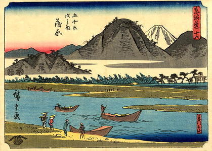 Utagawa Hiroshige: Kambara - Japanese Art Open Database