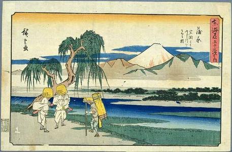 Utagawa Hiroshige: Kanbara - Japanese Art Open Database