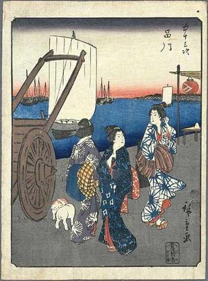 Utagawa Hiroshige: Shinagawa - Japanese Art Open Database