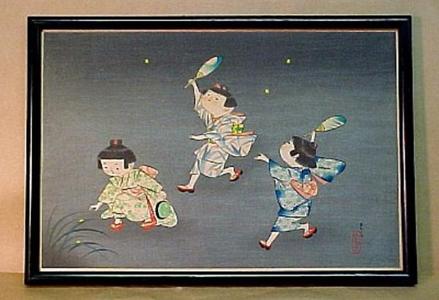 Hitoshi Kiyohara: Fireflies - Japanese Art Open Database