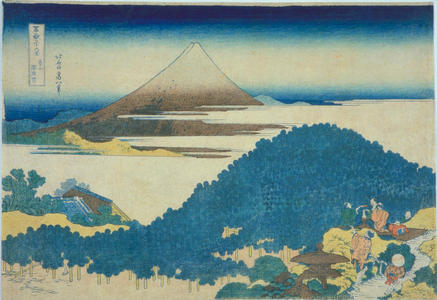 Katsushika Hokusai: Enza Matsu Pine Tree at Aoyama — 青山円座松 - Japanese Art Open Database