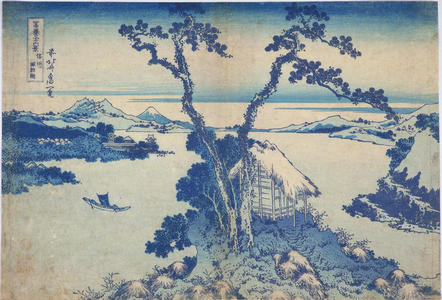 葛飾北斎: Lake Suwa in Shinano Province — 信州諏訪湖 - Japanese Art Open Database