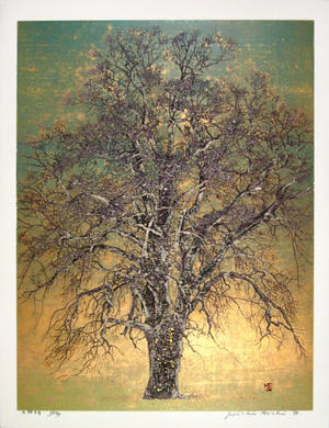 Hoshi Joichi: Great Tree in Early Spring - Japanese Art Open Database
