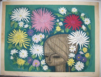 Ikeda Shuzo: Chrysanthemums — 菊 - Japanese Art Open Database