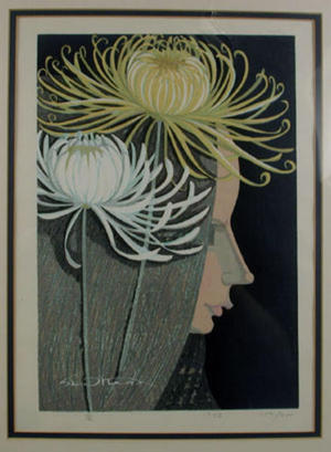 Ikeda Shuzo: Chrysanthemums - Japanese Art Open Database