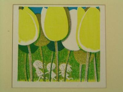 Ikeda Shuzo: Tulips (3) — チューリップ - Japanese Art Open Database