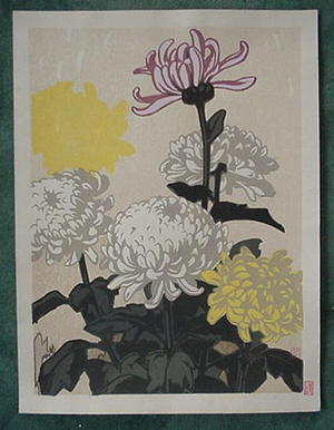 稲垣知雄: Unknown, flowers - Japanese Art Open Database