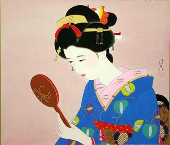 Ishikawa Kiyohiko: In the Mirror - Japanese Art Open Database