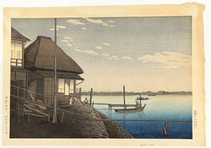 Tsuchiya Koitsu: Autumn Night at Haneda — 晩秋の羽田 - Japanese Art Open Database