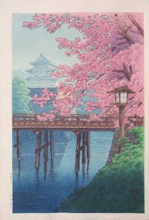Ito Yuhan: Cherry Blossoms and Castle - Japanese Art Open Database