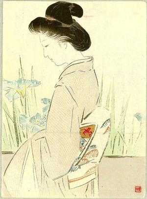 Kajita Hanko: Yatsubashi — 八ッ橋 - Japanese Art Open Database