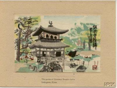 Kamei Tobei: Ginkakuji Temple in Kyoto - Japanese Art Open Database