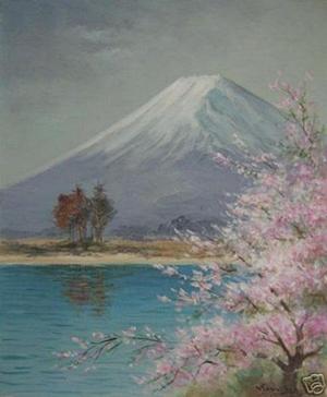 Kamiya: Fuji in spring - Japanese Art Open Database