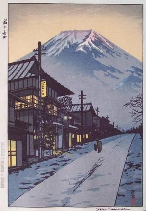 笠松紫浪: MT. FUJI FROM YOSHIDA - Japanese Art Open Database