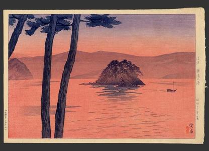 Kasamatsu Shiro: Sea of Shizu-ura, Numazu - Japanese Art Open Database