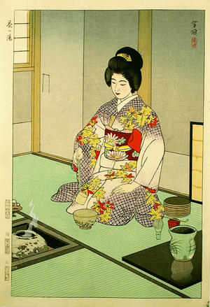 笠松紫浪: Tea Ceremony - Japanese Art Open Database