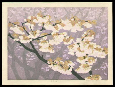 笠松紫浪: UT- cherry trees - Japanese Art Open Database
