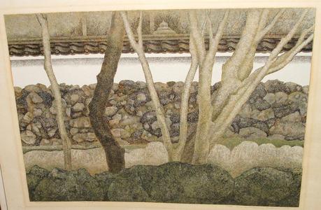 Katsuda Yukio: No 129 - Evening Scene of Sagano — 嵯峨野の夕景 - Japanese Art Open Database