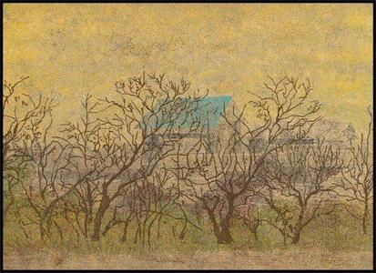 Katsuda Yukio: No 41- House Among Trees - Japanese Art Open Database