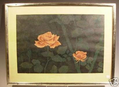 Katsuda Yukio: No 58- Roses - Japanese Art Open Database