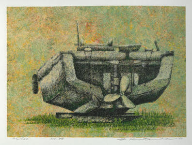 Katsuda Yukio: No 88- Fishing Boat - Japanese Art Open Database