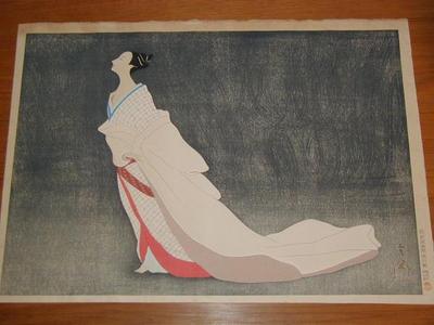 Japanese Print "Spring evening — 春宵" by Kawai Gorota (河合五良太)