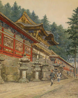 Kawai S: Yomei Mon Gate Nikko - Japanese Art Open Database