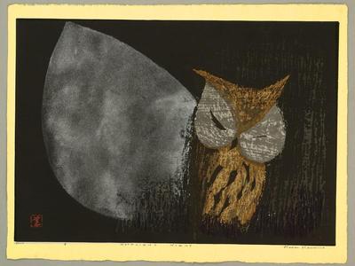 Kawano Kaoru: Moonlight Night- LE - Japanese Art Open Database