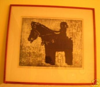 Kawano Kaoru: My Pet Horse- LE — 馬 - Japanese Art Open Database
