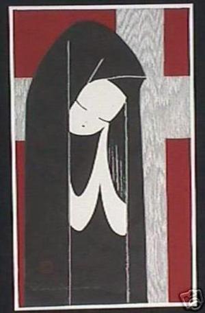 Kawano Kaoru: Unknown, Girl Praying - Japanese Art Open Database