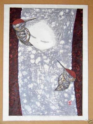 河野薫: Woodpecker B- LE - Japanese Art Open Database