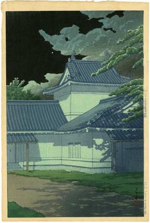 川瀬巴水: Aoba Castle in Sendai - Japanese Art Open Database