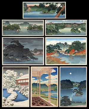 Kawase Hasui, 川瀬巴水 (Kawase Hasui (川瀬巴水))による浮世絵「Complete set」