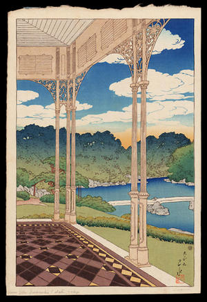 Kawase Hasui: Mitsubishi Fukagawa Detached Villa - Japanese Art Open Database