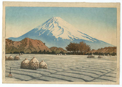 Kawase Hasui: A frosty morning at Nagaoka in Izu Peninsula - Japanese Art Open Database
